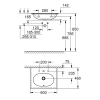 Раковина 60x46 см Grohe Essence Ceramic 3956800H
