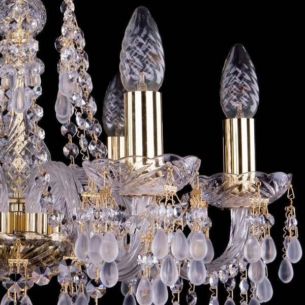 Подвесная люстра Bohemia Ivele Crystal 1410 1410/6/160/G/V0300