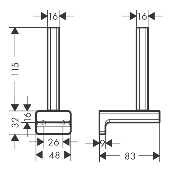 Держатель запасного рулона туалетной бумаги hansgrohe AddStoris 41756990 полированное золото