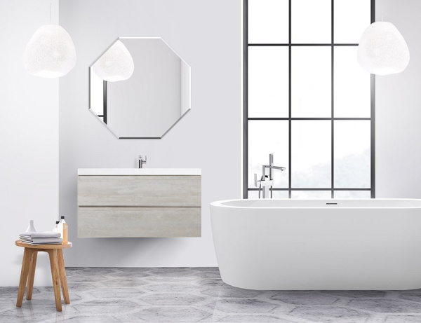 Тумба под раковину Cezares Molveno MOLVENO-80-2C-SO-LB белое дерево