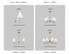 Люстра на штанге Ambrella Light HIGH LIGHT LH57125