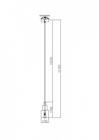 Подвесной светильник Freya Moke FR4006PL-01BS