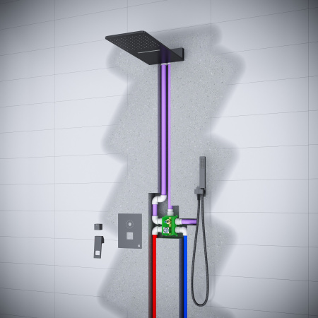 Душевая система встроенная Timo Briana SX-7139/00SM хром