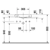 Раковина 50x22 см Duravit Happy D.2 0711500000