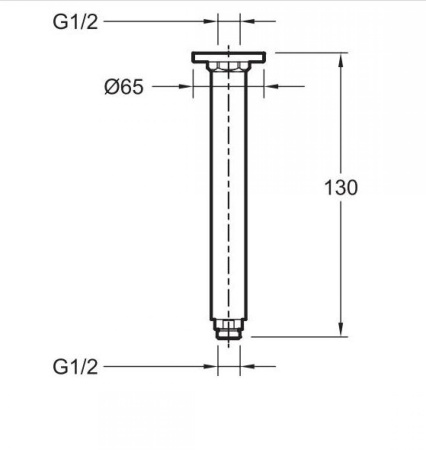 Кронштейн для верхнего душа Jacob Delafon E15398-CP