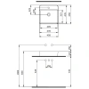 Раковина 45x45 см Berges Ego SL 182014