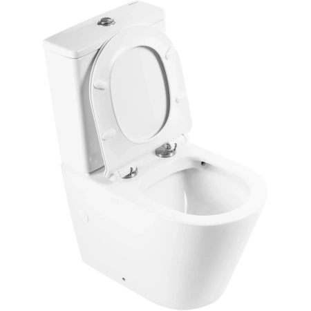 Чаша напольного безободкового унитаза BelBagno Flay-R BB007CPR