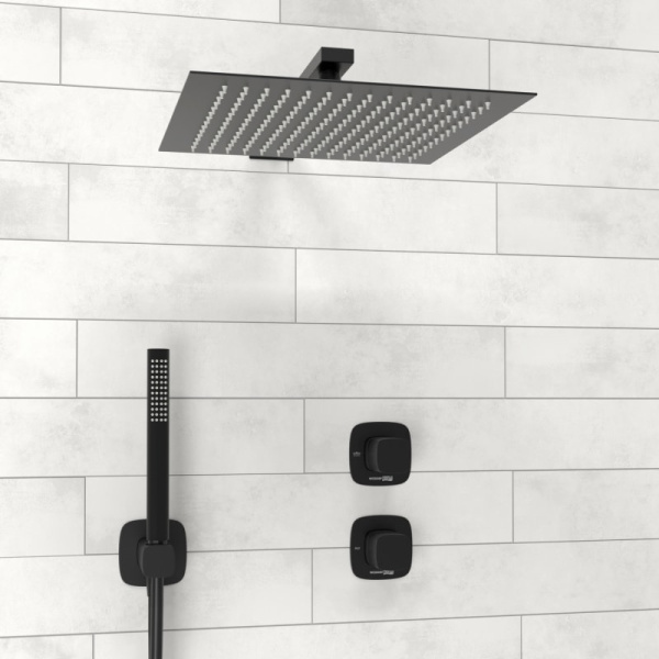 Душевой комплект WasserKRAFT Nuthe A9151.264.219.162.327.242.217 черный
