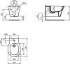 Биде подвесное Ideal Standard Connect Air E026601