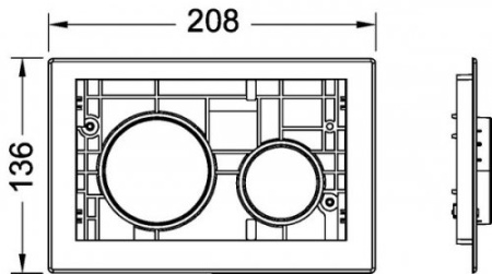 Клавиша смыва Tece 9240668