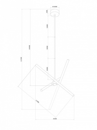Подвесная люстра Freya Artwork FR6069PL-L65B
