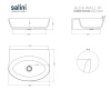 Раковина Salini Alda Wall 02 58 140312GF