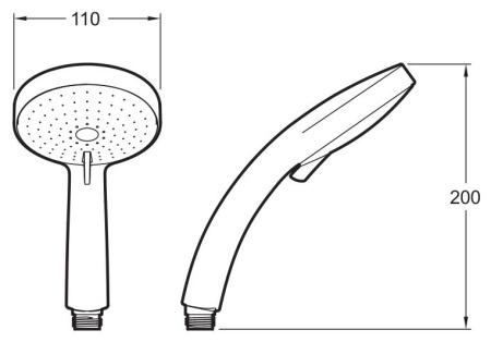 Ручной душ Jacob Delafon CITRUS E12914-CP