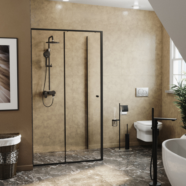 Душевой уголок WasserKRAFT Dill 61S 61S14 черный