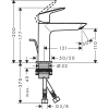 Смеситель для раковины hansgrohe Logis Fine 71251000 хром