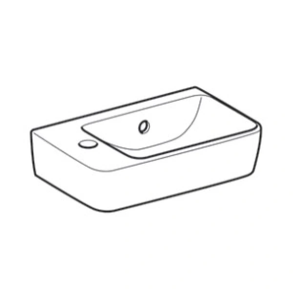 Раковина 40x25 см Geberit Renova Compact 276240000