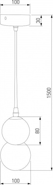 Подвесная люстра Eurosvet Polar 50250/1 LED серый