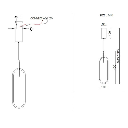 Подвесной светильник Imperiumloft RANDALL B randall01