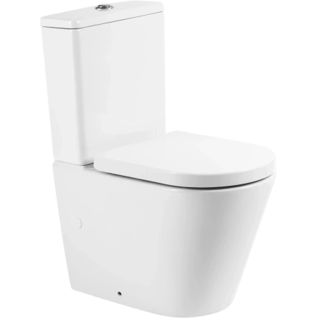 Чаша напольного безободкового унитаза BelBagno Flay-R BB007CPR