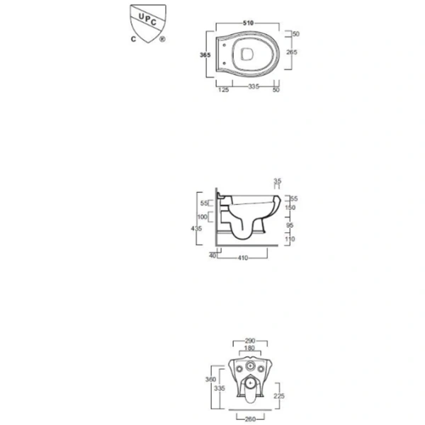 Унитаз подвесной Simas Arcade AR841bi безободковый, белый