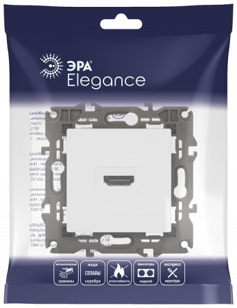 Розетка HDMI без рамки Эра Эра Elegance 14-3114-01