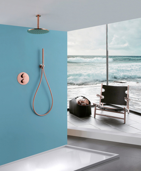 Душевой комплект Abber Wasser Kreis AF8121RG розовое золото