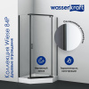 Душевой уголок WasserKRAFT Wiese 84P38 черный