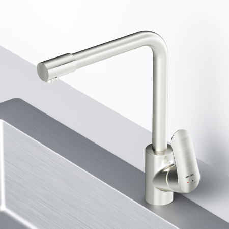 Смеситель для кухни AM.PM Like F8005711 сталь