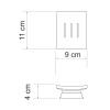 Мыльница WasserKRAFT Amper K-5429W белая