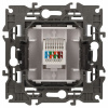 Розетка Ethernet RJ-45 без рамки Эра Эра Elegance 14-3107-03
