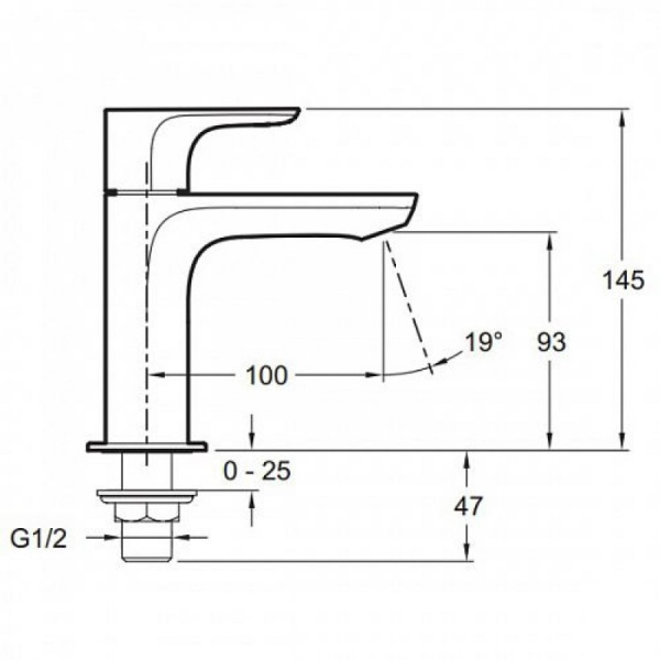 Кран для раковины Jacob Delafon Aleo+ E72326-CP хром