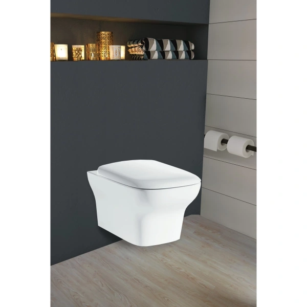 Унитаз подвесной Grossman Classic GR-P3012 безободковый, с сиденьем микролифт, белый