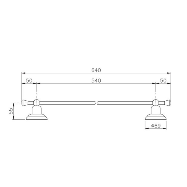 Полотенцедержатель Nicolazzi Onice 54 1486CR09O
