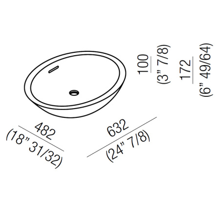 Раковина Agape Spoon XL 65 ACER0713IZ *0