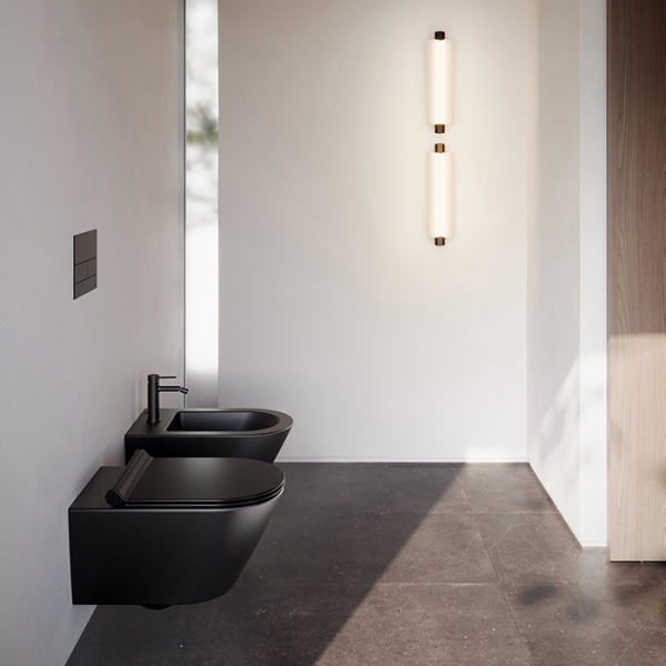 Подвесной унитаз Catalano Zero 0111550022 черный матовый