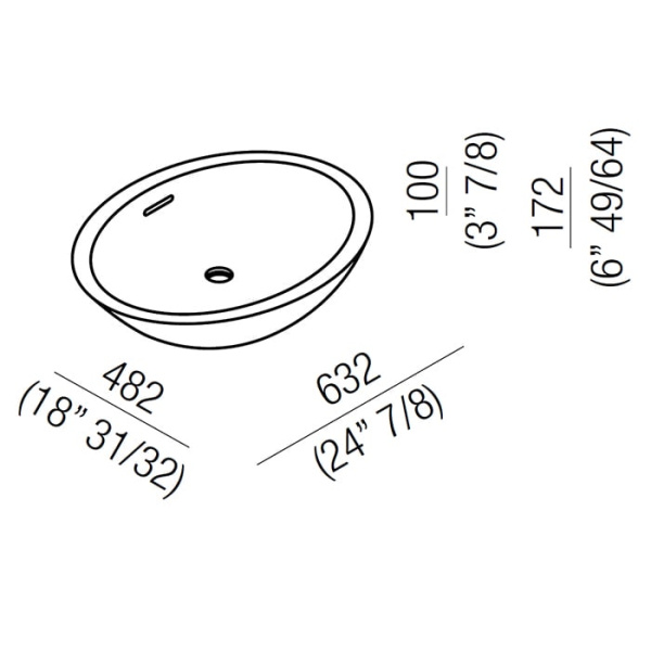 Раковина Agape Spoon XL 65 ACER0713IZ *0