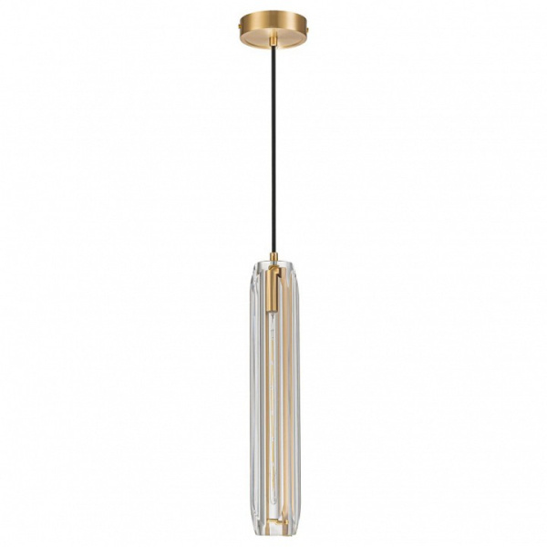 Подвесной светильник Belfast Gibson 6133-1 BR CL