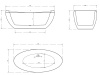 Акриловая ванна Abber 170x80 AB9236