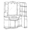 Зеркало Eurodesign Hilton PG22 22х109h