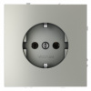 Розетка с заземлением без рамки Voltum S70 VLS040105