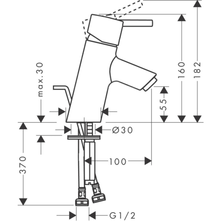 Комплект для биде hansgrohe Talis S 32120000