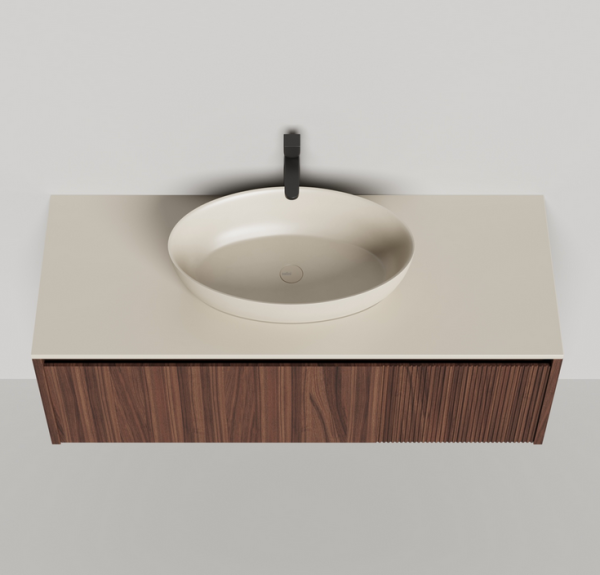 Тумба под раковину Salini Domino 120 27D212 шпон/RAL