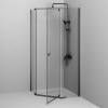 Душевой уголок AM.PM Sunny 90x90 W87G-405-9090-BT черный матовый