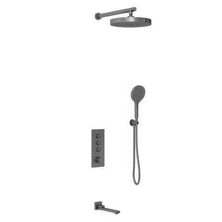 Душевой комплект Vincea Inspire VSFW-433TI2GM вороненная сталь