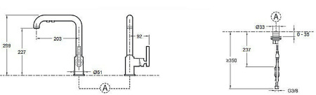 Смеситель Jacob Delafon Purist 7505D-CP