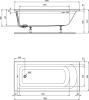 Акриловая ванна Ideal Standard Hot Line 180x80 (K274801)