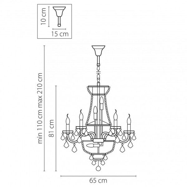 Подвесная люстра Lightstar Classic 700164