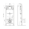 Инсталляция для подвесного унитаза AM.PM Pro I012704