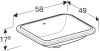 Раковина Geberit VariForm 58x49 500.764.01.2