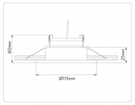 Встраиваемый светильник Ambrella Light TN TN52334